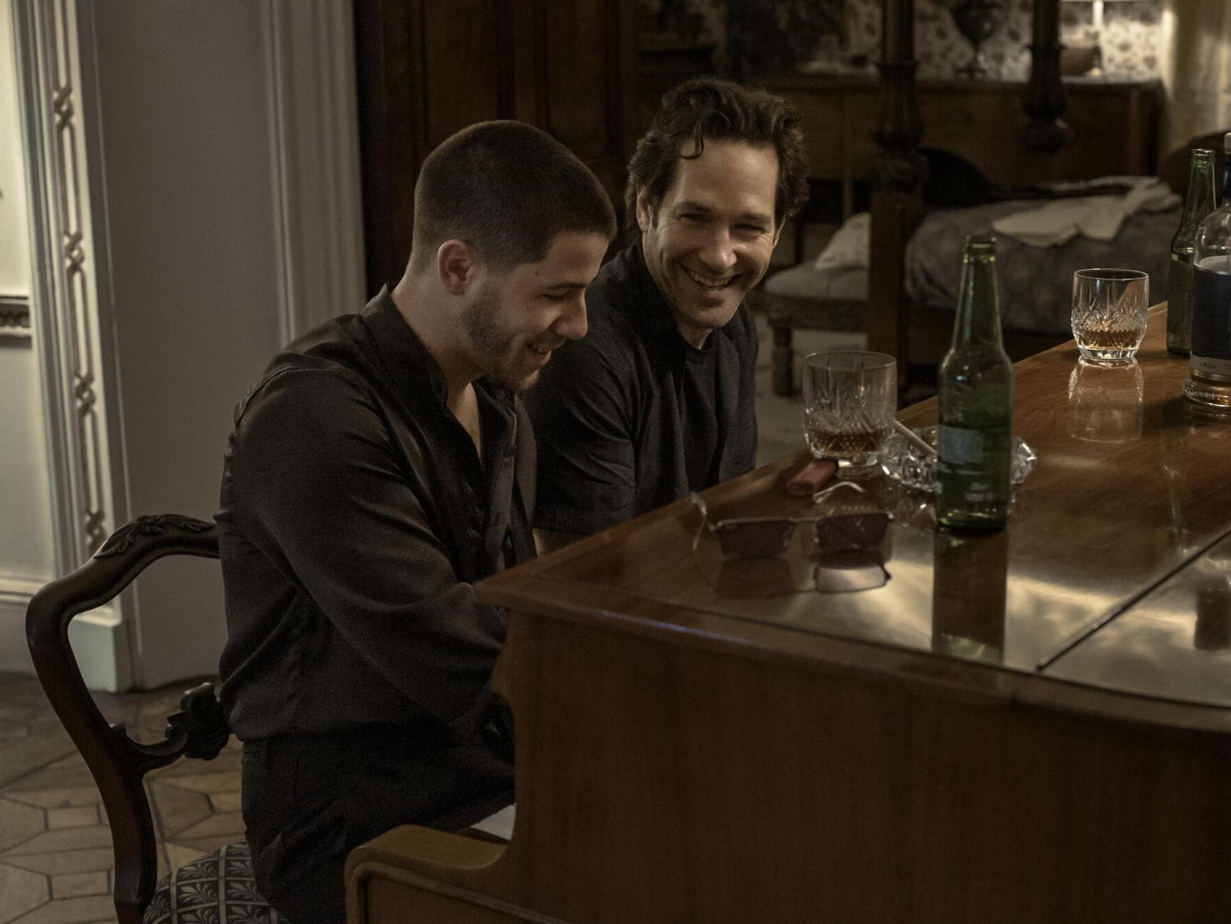 Nick Jonas and Paul Rudd
