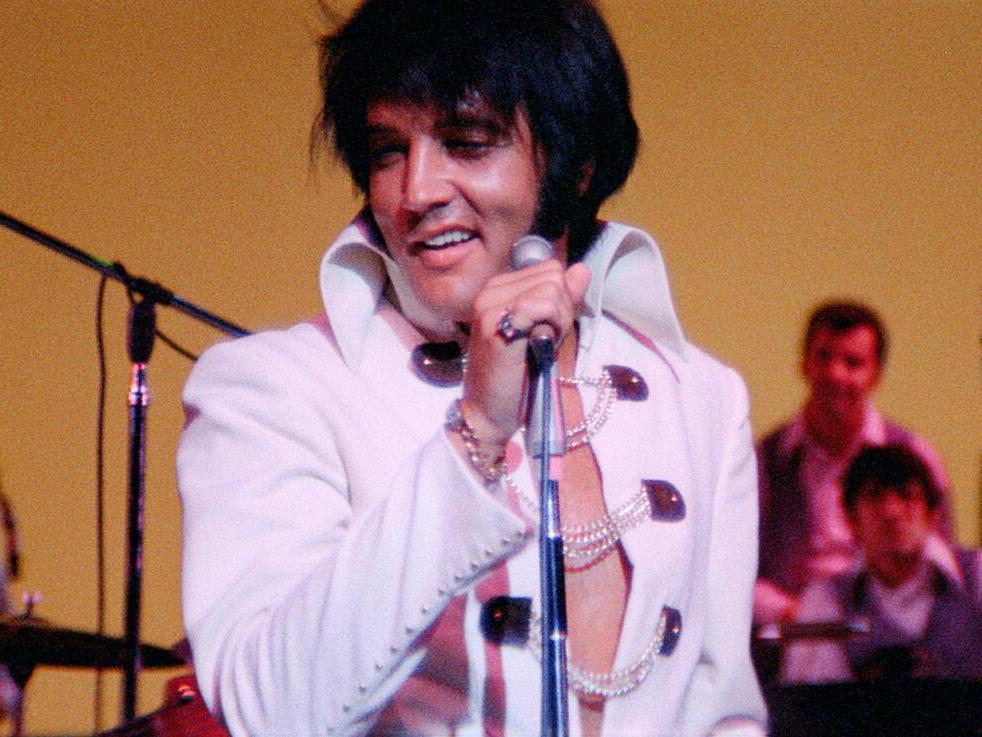 Elvis Presley singing