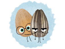 Jory John's Good Egg and Bad Seed characters