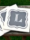 Adult Grab & Go Craft: Monogram Coasters | Jamestown Philomenian Library